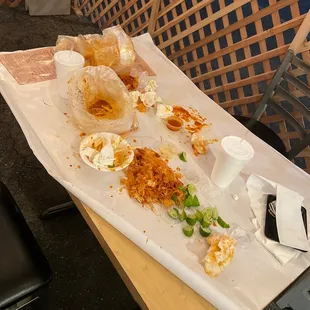 After math of amazing food!