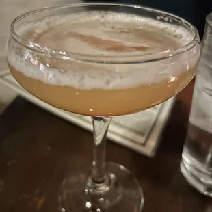 Her cocktail.
