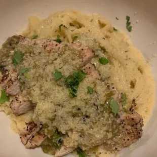 Hatch Green Chile Chicken Alfredo