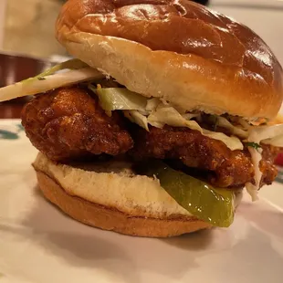 Classic Hot Chicken Sandwich