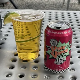 Drinks from The Galley Bar in the same area