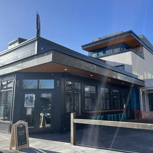 the exterior of the restaurant