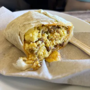 Chorizo burrito