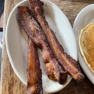 Pecan Smoked Peppered Bacon