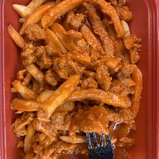 The bottom inch was all sauce.