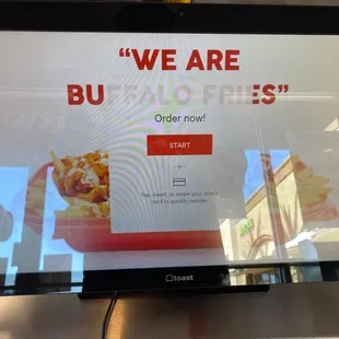 Order at the kiosk! Pretty neat!