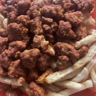Buffalo Fries - Large, atomic hot (sauce on side)