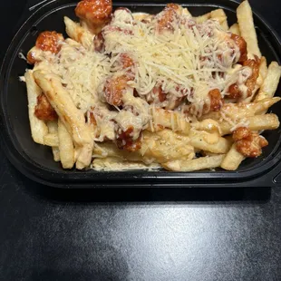 Fries - tossed in bbq and Parmesan cheese  (8/2024)