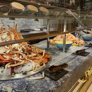 Snow, crab and lobster