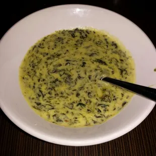 Spinach soup