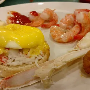 Seafood buffet sampler