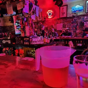 My view from the bar.