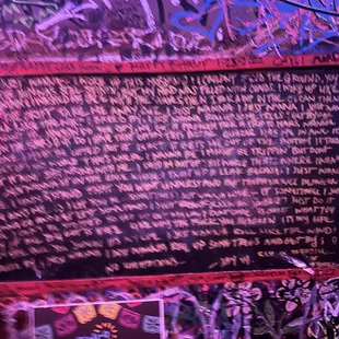 Wall graffiti