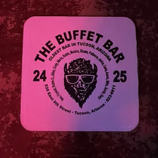 Buffet Drink Coaster