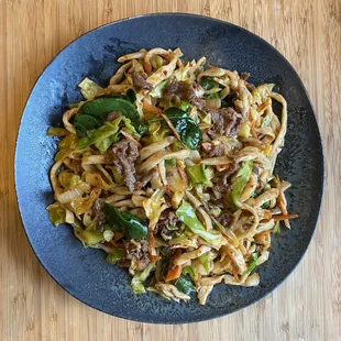 Du Kuh Bee Noodle Beef  with medium spice level