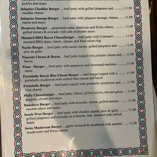 Burger menu 2