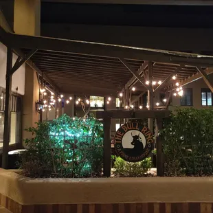 Outdoor dining patio