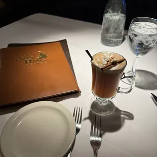 Hot buttered rum, seasonal drink and absolutely delicious