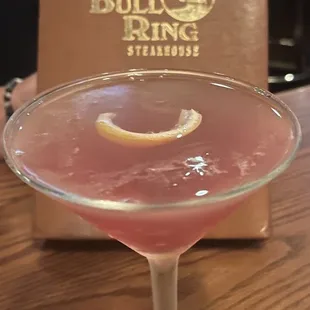 Elderflower martini