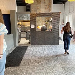 Soon to be the new indoor family seating area!