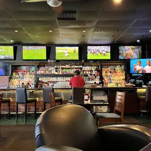 a man sitting at the bar