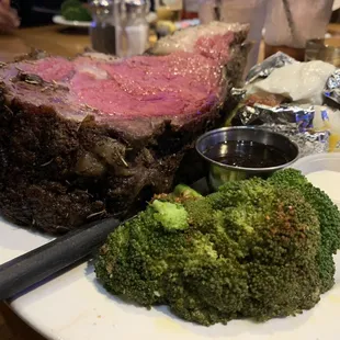 Double cut prime rib