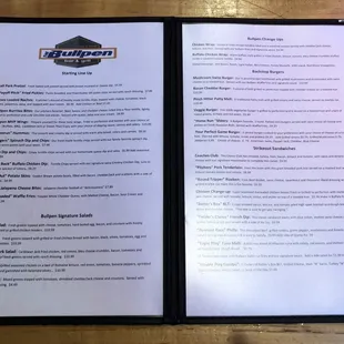 Menu (2 of 2)