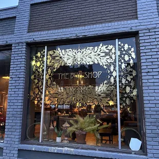 the front of the shop