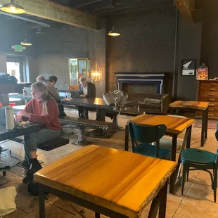 Inside seating