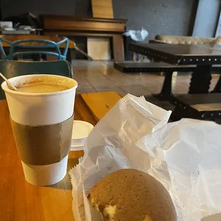 Coffee and ginger roti