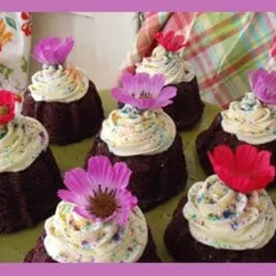 cupcakes, food, dessert