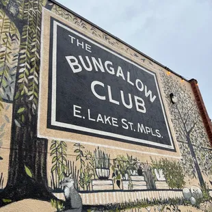 a mural on the side of a building