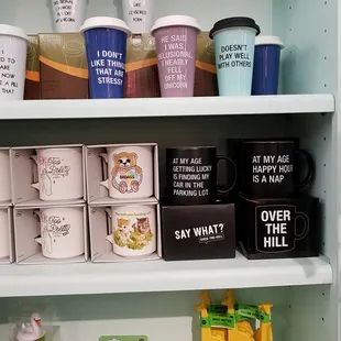 mugs and cups