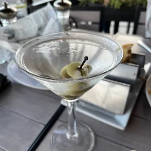 Bone dry martini:-) Celebrating becoming domestically partnered with the gorgeous Sharon.