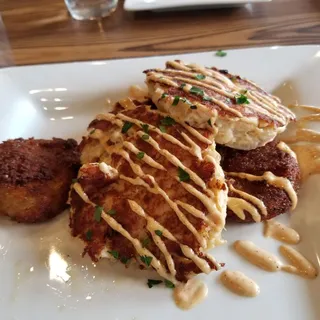 Fried Green Tomato Caprese