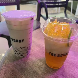 A04.. Brown Sugar Golden Milk Tea With Brown Sugar Jelly