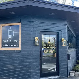 Entrance to the cutest coffee house