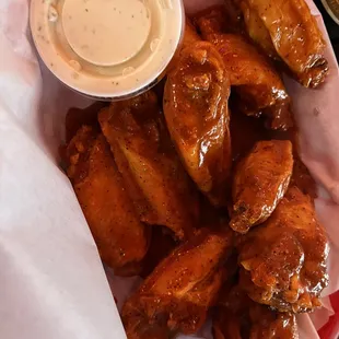 Spicy lemon pepper wings