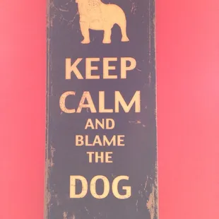 Cute decor.  Food smells great!