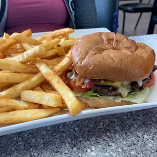 BBQ bacon cheese burger