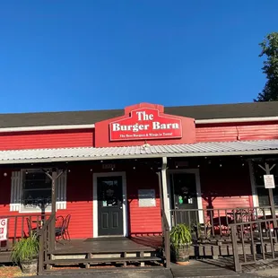 the front of the restaurant