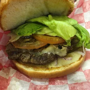 Chipotle Mushroom Burger