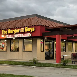 The Burger Boys  Drive thru available