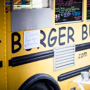 Burger Bus Food Truck.  Photo courtesy of Kiel Rucker Photography.