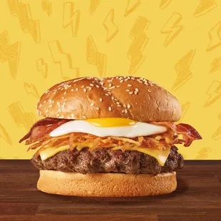 a bacon, egg, and cheese sandwich