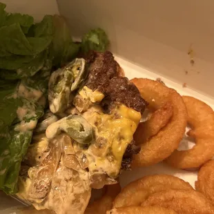 I took the bun off to lettuce wrap and still soooo good!