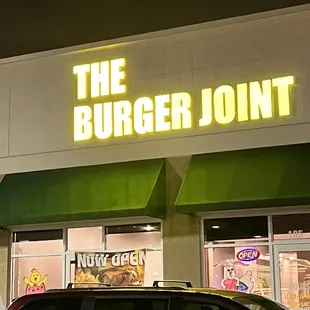 the front of the restaurant