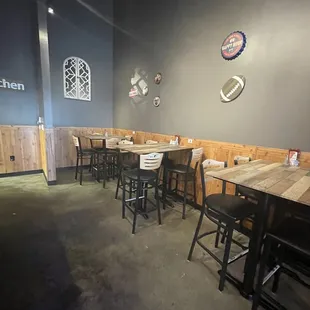 the interior of the restaurant