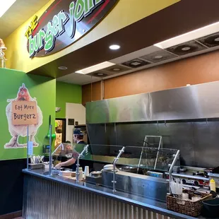 a man preparing food in the kitchen