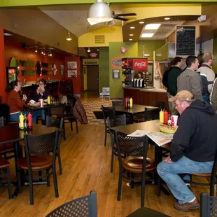 a man sitting at a table